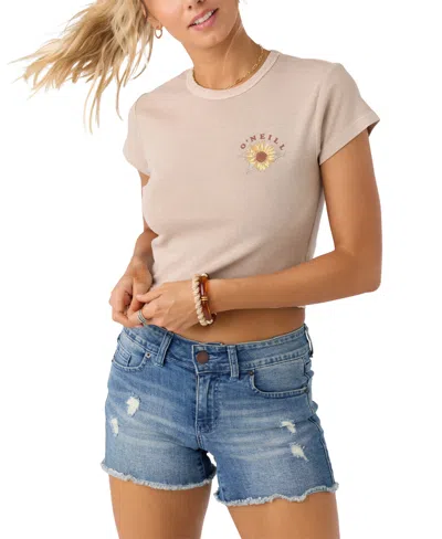 O'NEILL JUNIORS' SCENIC DREAMZ SHORT-SLEEVE COTTON GRAPHIC T-SHIRT