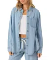 O'neill Sevie Denim Shacket In Blue