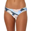 O'neill Juniors Womens Floral Cheeky Swim Bottom Separates In Grey