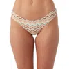 O'neill Juniors Womens Printed Hipster Swim Bottom Separates In Beige