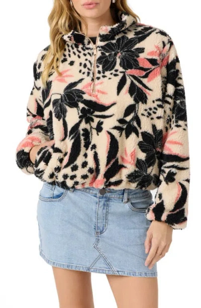 O'neill Kacey Half Zip Fleece Pullover In Multi
