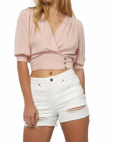 O'neill Kadence Top In Peony In Pink