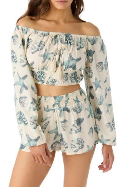 O'neill Kammie Off The Shoulder Crop Top