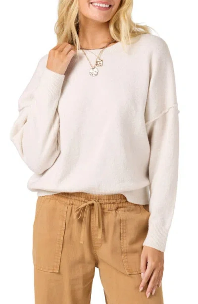 O'neill Kari Crewneck Sweater In White