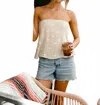 O'neill Katia Sleeveless Top In Simply Taupe In White