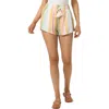 O'neill Keagan Low Tide Stripe Drawstring Waist Shorts