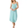 O'neill Keiko Cutout Wide Leg Jumpsuit In Brown
