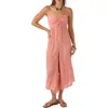 O'neill Keiko Cutout Wide Leg Jumpsuit In Canyon Clay