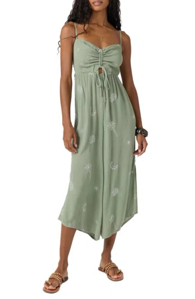 O'NEILL O'NEILL KEIKO EMBROIDERED CROP WIDE LEG JUMPSUIT