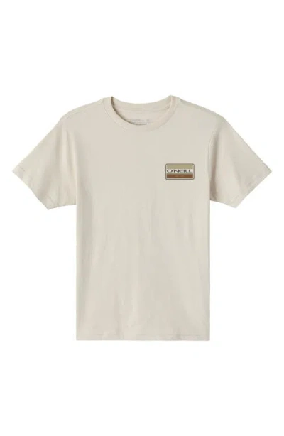 O'neill Kids' Banner Cotton Graphic T-shirt In White