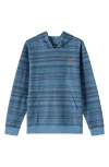 O'neill Kids' Bavaro Stripe Hoodie In Blue