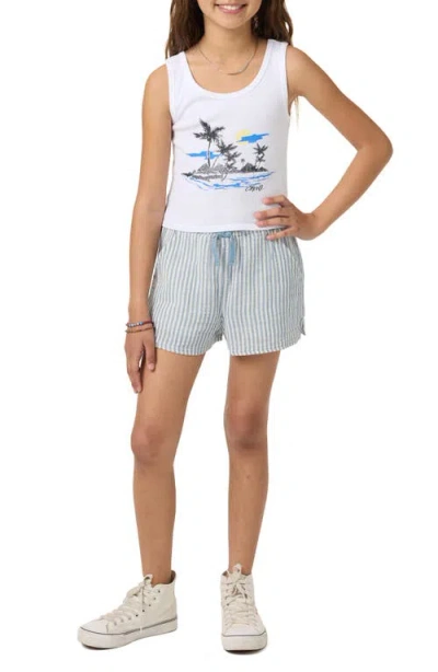 O'neill Kids' Brenda Stripe Shorts In Multi