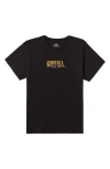 O'neill Kids' Chillin' Bones Cotton Graphic T-shirt In Black