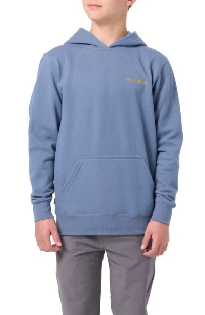 O'neill Kids' Fifty Two Graphic Hoodie In Blue