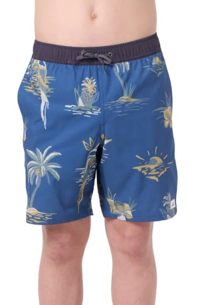 O'neill Kids' Hermosa Swim Trunks In Blue