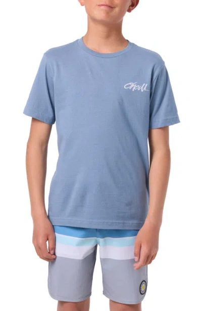 O'neill Kids' Home Grown Graphic T-shirt In Blue