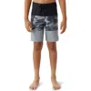 O'neill Kids' Hyperfreak Heat Block Swim Trunks In Black Camo