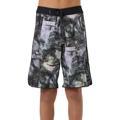 O'neill Kids' Hyperfreak Mysto Scallop Swim Trunks In Multi
