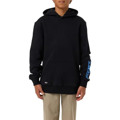 O'neill Kids' Isolate Classic Fleece Hoodie In Black