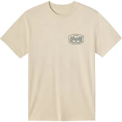 O'neill Kids' Locksmith Graphic T-shirt In Brown