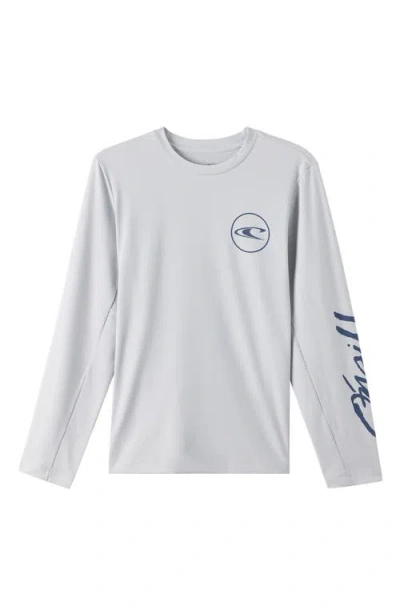 O'neill Kids' Long Sleeve Rashguard In Gray