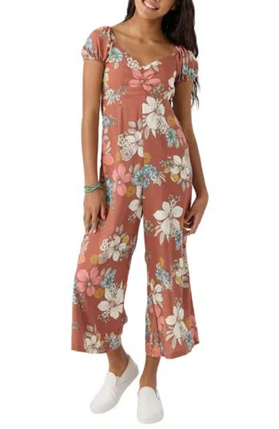 O'neill Kids' Marie Jumpsuit In Brown