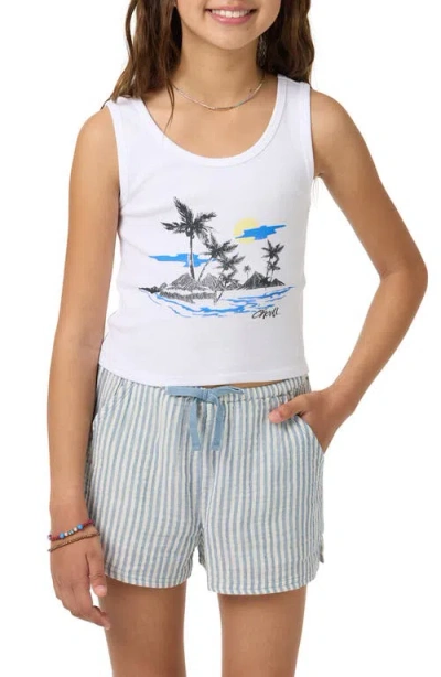O'neill Kids' Motu Tristan Tank In White