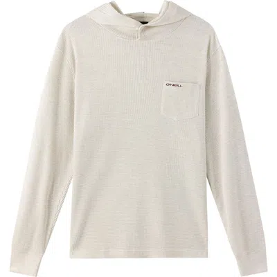 O'neill Kids' Overland Thermal Pullover Hoodie In Neutral