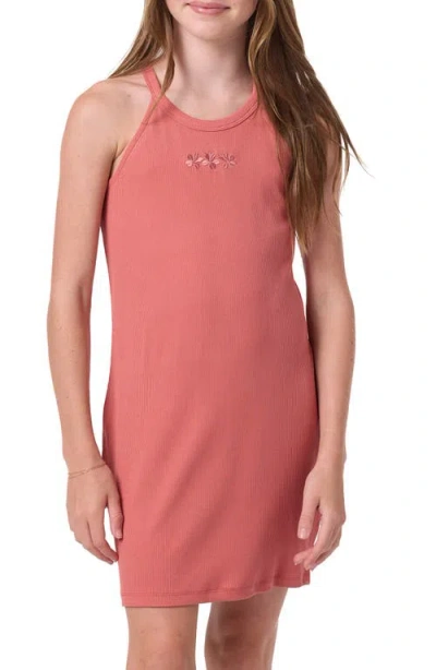 O'neill Kids' Price Rib Dress In Red