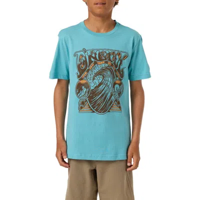 O'neill Kids' Psychd Classic Cotton Graphic T-shirt In Multi