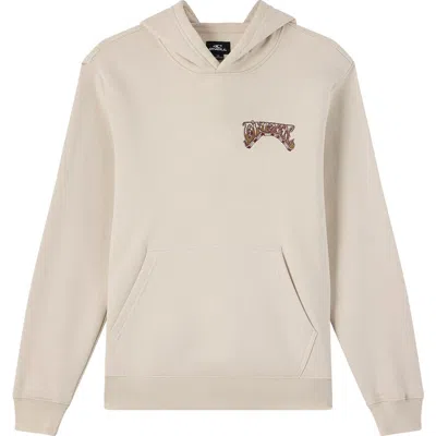 O'neill Kids' Psychd Fleece Hoodie In White