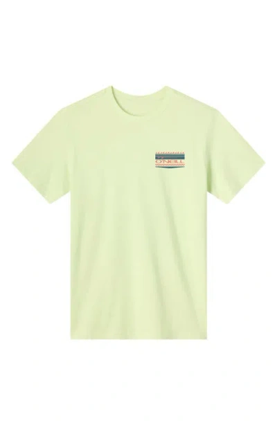 O'neill Kids' Rays Cotton Graphic T-shirt In Green