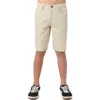 O'neill Kids' Reserve Water Repellent Shorts In Brown