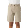 O'neill Kids' Reserve Water Repellent Shorts In Dark Khaki