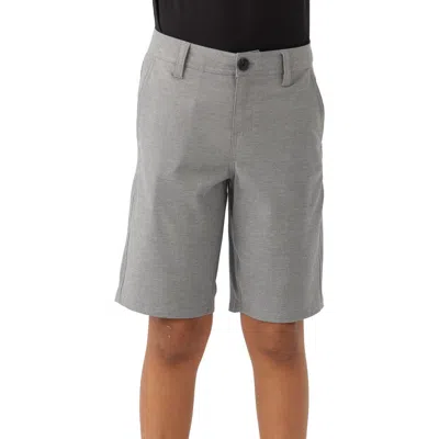 O'neill Kids' Reserve Water Repellent Shorts In Graphite