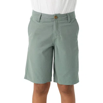 O'neill Kids' Reserve Water Repellent Shorts In Green