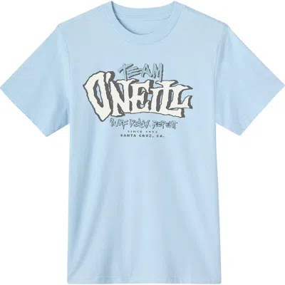 O'neill Kids' Team  Graphic T-shirt In Blue