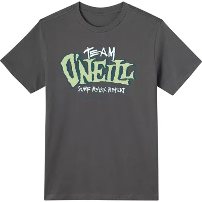 O'neill Kids' Team  Graphic T-shirt In Gray