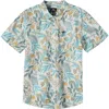 O'neill Kids' Terrace Print Short Sleeve Button-up Shirt In Multi