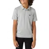 O'neill Kids' Trvlr Performance Polo In Heather Grey