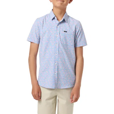 O'neill Kids' Trvlr Upf Traverse Short Sleeve Button-up Shirt