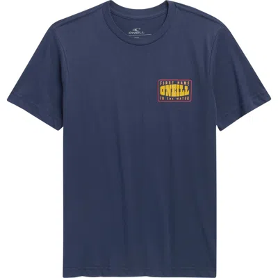 O'neill Kids' Western Classics Cotton Graphic T-shirt In Blue