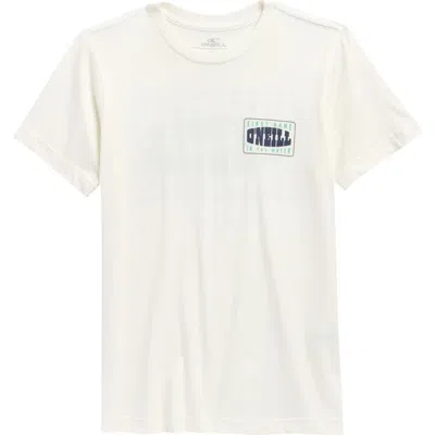 O'neill Kids' Western Classics Cotton Graphic T-shirt In White