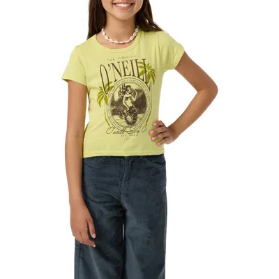 O'neill Kids' Willa Skimmer Graphic T-shirt In Green