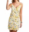 O'neill Kiki Floral Mini Dress In Yellow In Yellow