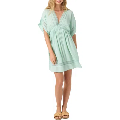 O'neill Kleo Cover-up Minidress In Green
