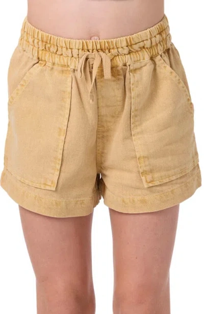 O'neill Kids'  Kylas Denim Shorts In Brown