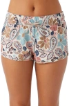 O'neill Laney Saltwater Essentials Cover-up Shorts In Cement
