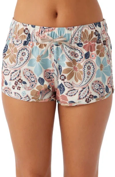 O'neill Laney Saltwater Essentials Cover-up Shorts In Cement