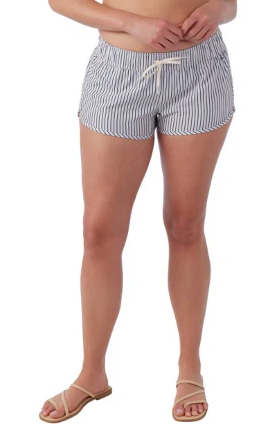 O'neill Laney Saltwater Essentials Cover-up Shorts In Vanilla